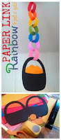  paper link rainbow pot of gold kids craft