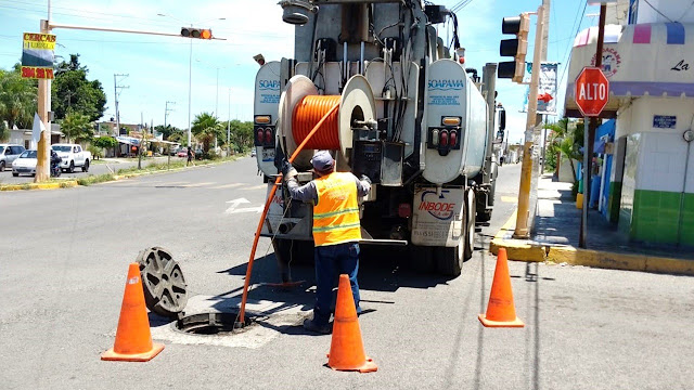 SOAPAMA mantiene en buen estado la infraestructura hidráulica para evitar inundaciones 