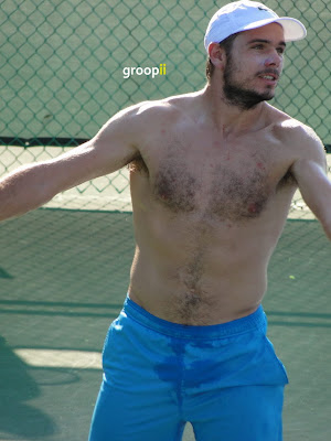 Stanislas Wawrinka Shirtless at Cincinnati Open 2010