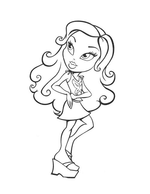 Cute Girl Coloring Pages For Kids gt;gt; Disney Coloring Pages