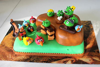 Angry Birds Birthday Cake on Keeping Up With The Kitchen Mom  Angry Birds Birthday Cake