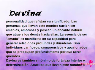 significado del nombre Davina