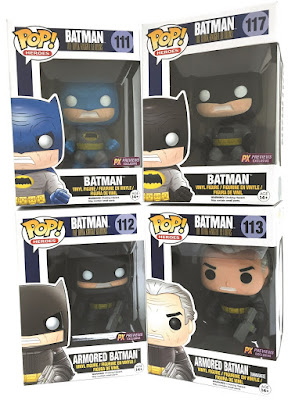 Batman: The Dark Knight Returns Pop! Vinyl Figures by Funko - The Joker, Government Agent Superman & Robin Carrie Kelly