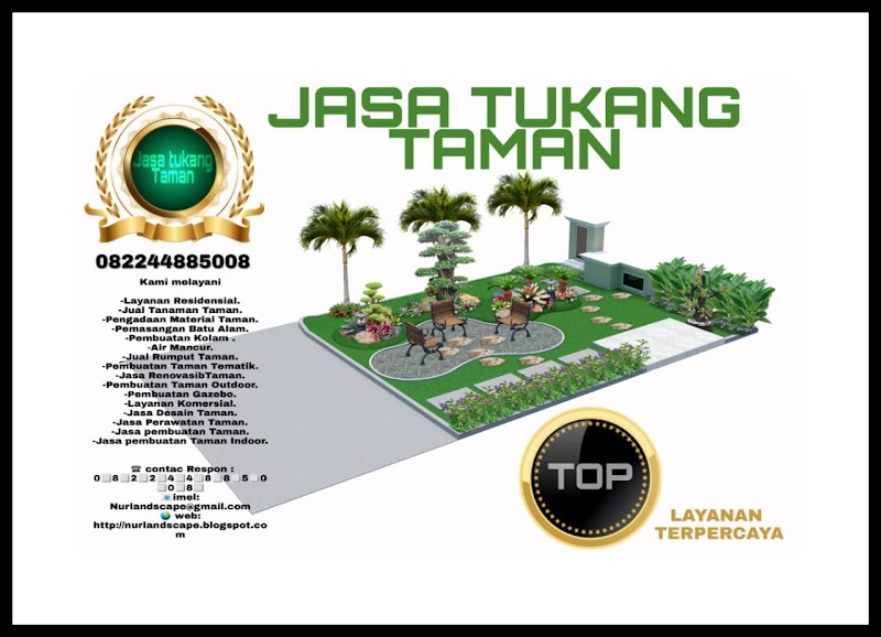 Tukang taman malang , jasa pembuatan pemasangan dan penataan taman di kota malang 