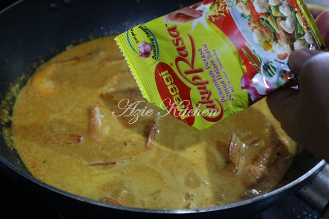 Gulai Udang Lauk Nasi Dagang Kelantan - Azie Kitchen