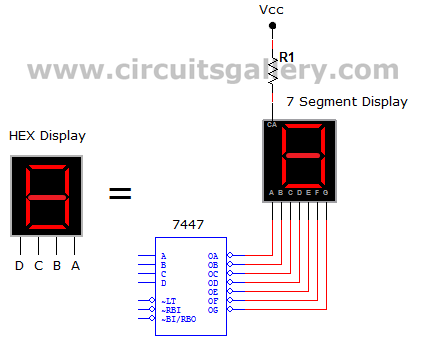 Working Principle Of Water Level Indicator With Seven Segment Display - Working Of The Circuit Water Level - Working Principle Of Water Level Indicator With Seven Segment Display