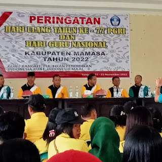 Upacara pembukaan pekan olahraga dalam rangka memperingati HUT PGRI