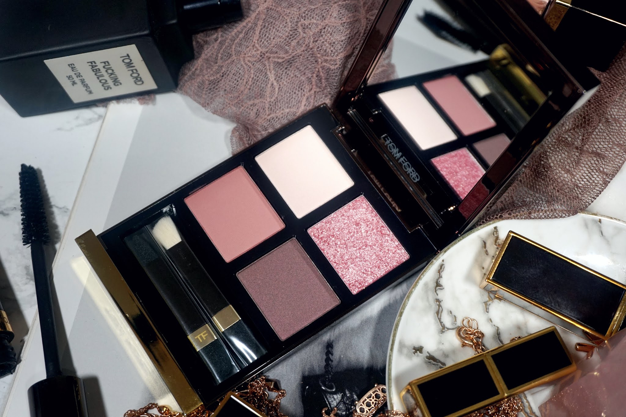 Tom Ford Insolent Rose Eye Color Quad Review and Swatches