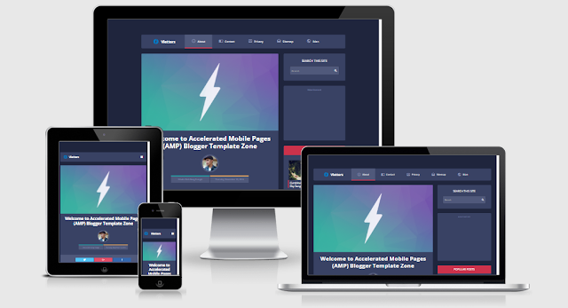 VlettersAMP - Accelerated Mobile Pages Blogger Template