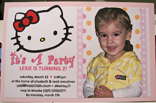 70th Birthday Party Ideas   on Musings Of A Crafty Mom  Hello Kitty Birthday Party