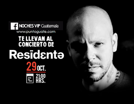 [PROMOCIÓN] Noches VIP y puntoguate.com te llevan al concierto de Residente