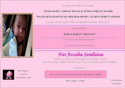 Contoh Gambar Invitation Cards - Tempat Yes