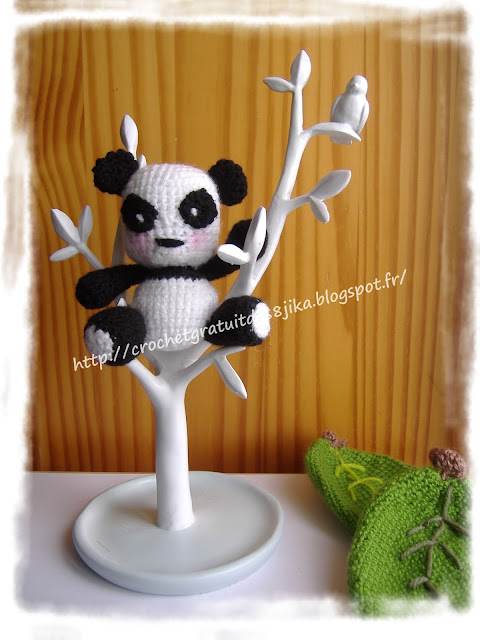 Panda au crochet 