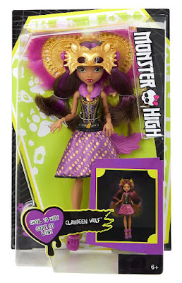 MONSTER HIGH : Ghoul To Wolf Muñeca Clawdeen Wolf | Transformación de monstruita a lobo Producto Oficial 2018 | Mattel FKP47 caja