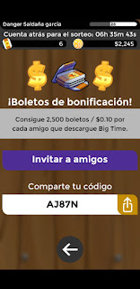 codigo de invitacion big time