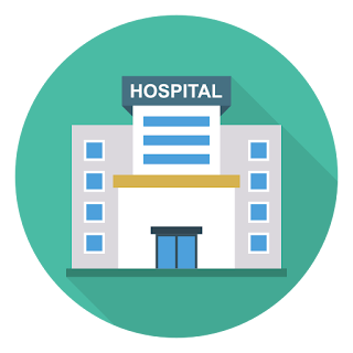 hospital ilustração