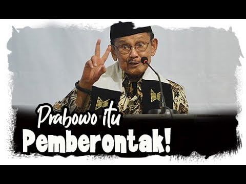 Habibie Sindir Prabowo Sebagai Pemberontak yang Hanya Manfaatkan Tuhan Demi Kepentingan Pribadi