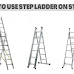 How To Use Step Ladder on Stairs?  3 Ways Explained