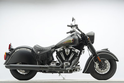 2010 Indian Chief Dark Horse black motorcycle