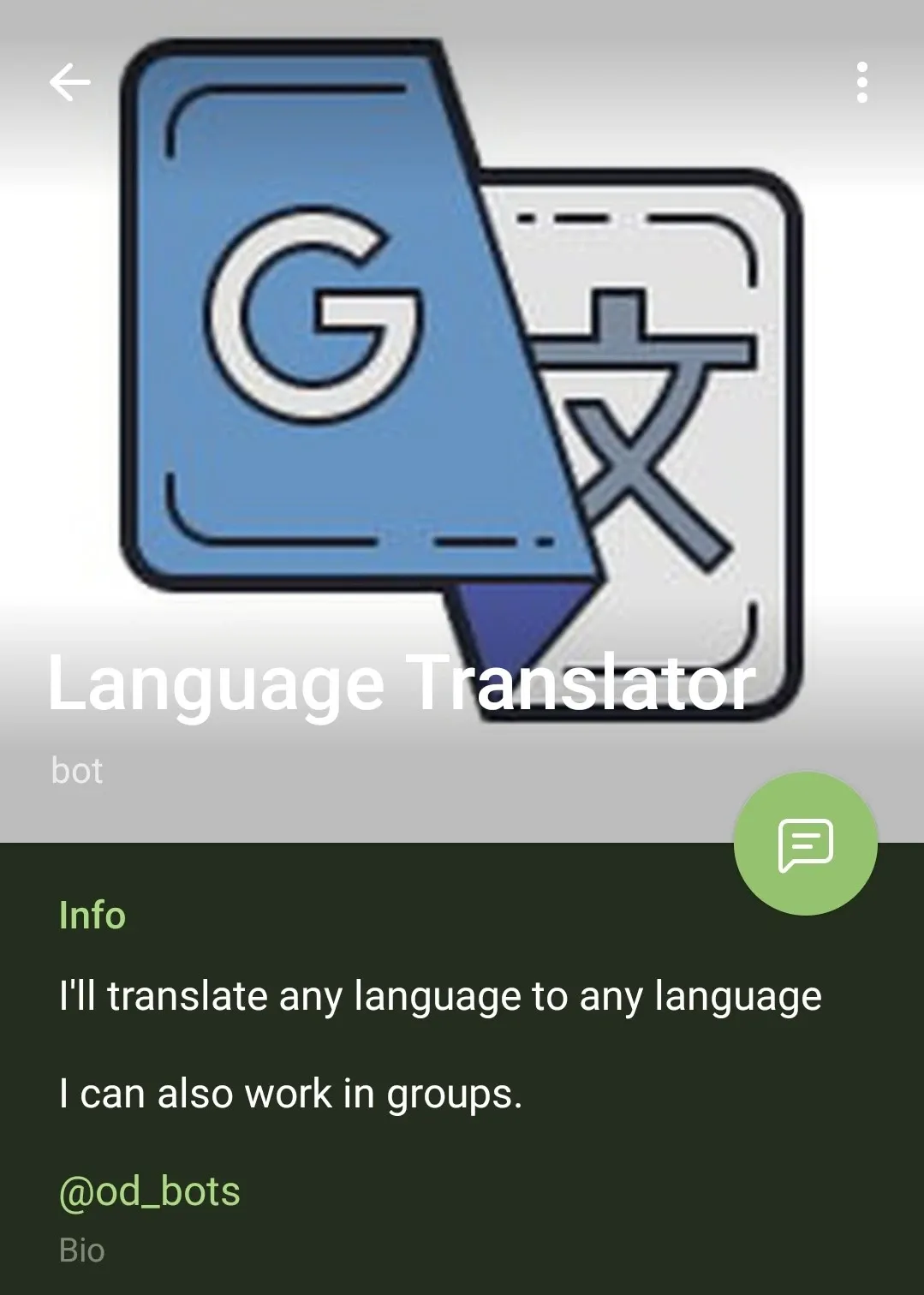Telegram Translator Bot