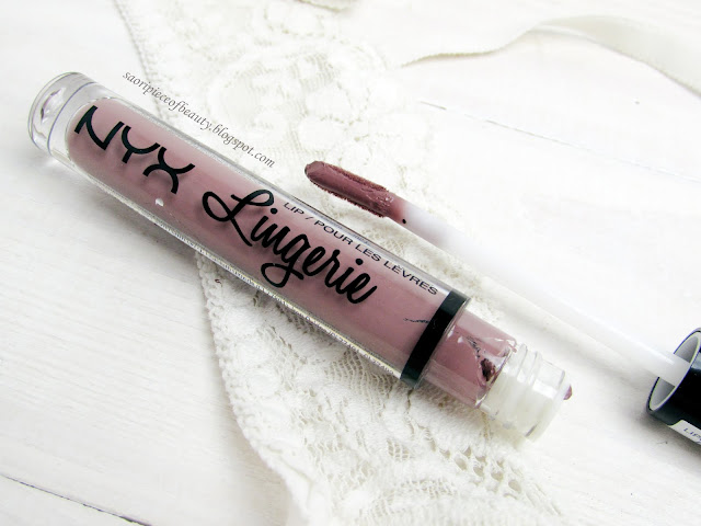 Жидкая матовая помада NYX LIP LINGERIE в оттенке Embellishment / Блог A piece of beauty 