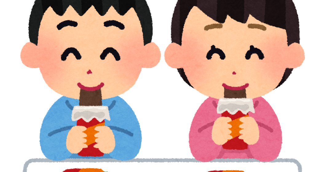 おやつを食べる子供のイラスト かわいいフリー素材集 いらすとや