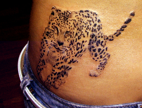 Cheetah Print Tattoo Designs