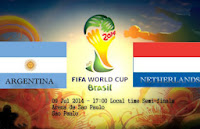 Netherlands vs. Argentina live 2014 FIFA WORLD CUP Semi-finals