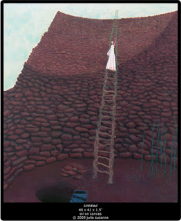 Untitled, oil on canvas, copyright 2009 by julie susanne