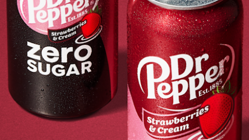 Dr Pepper Strawberries and Cream Soda