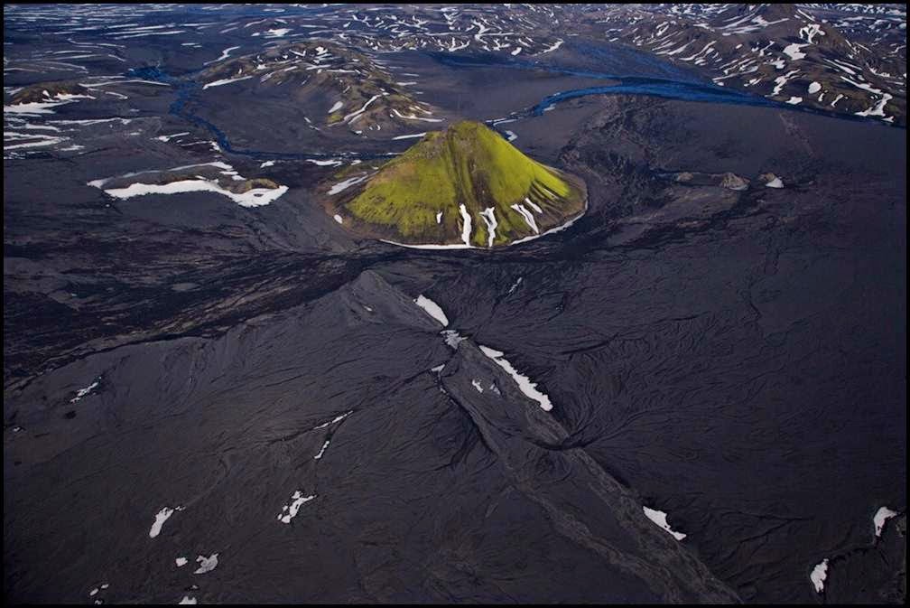 Maelifell Volcano Travel the stunning volcano covered with moss in Iceland