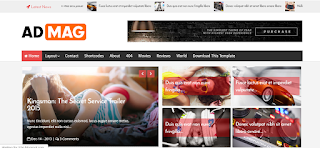 Ad Mag Blogger Template Free Download