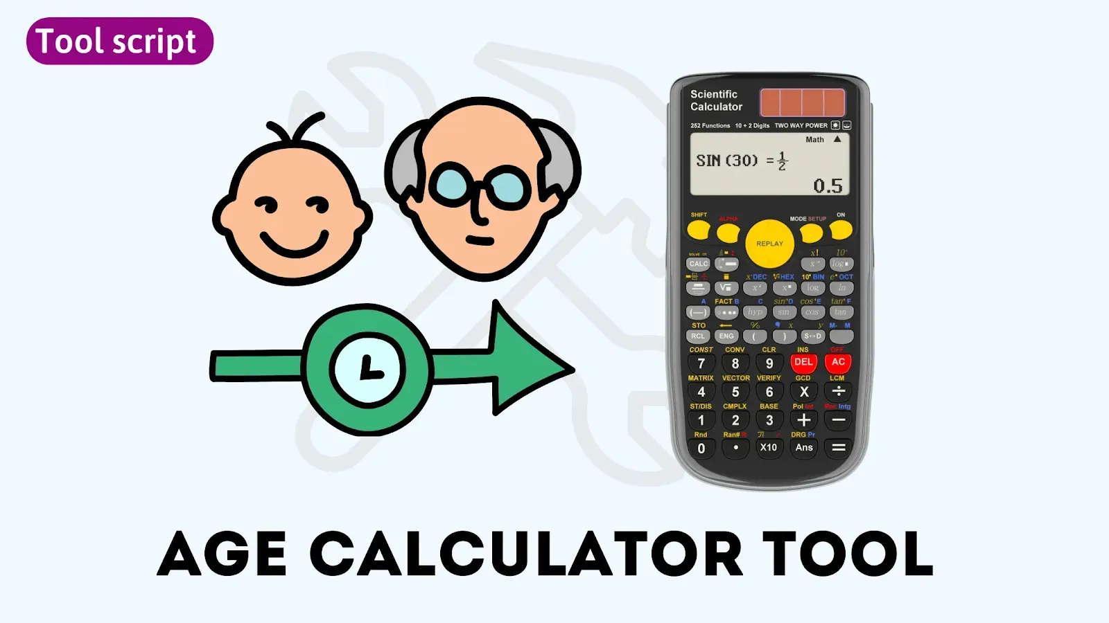 age calculator tool script