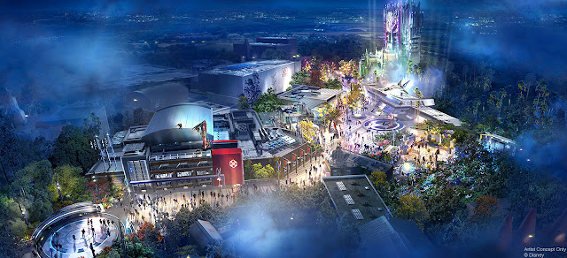 Avengers Campus Concept Art Disney California Adventure