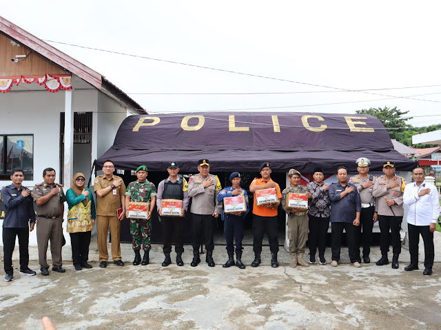 Kesiapan Pemilu Serentak 2024 di Barito Selatan, Kapolda Kalimantan Tengah Cek Pengamanan di Kantor KPU