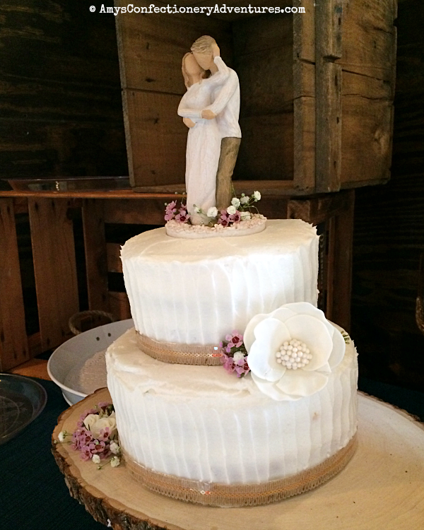 Amy s Confectionery Adventures Rustic  Wedding  Cake 