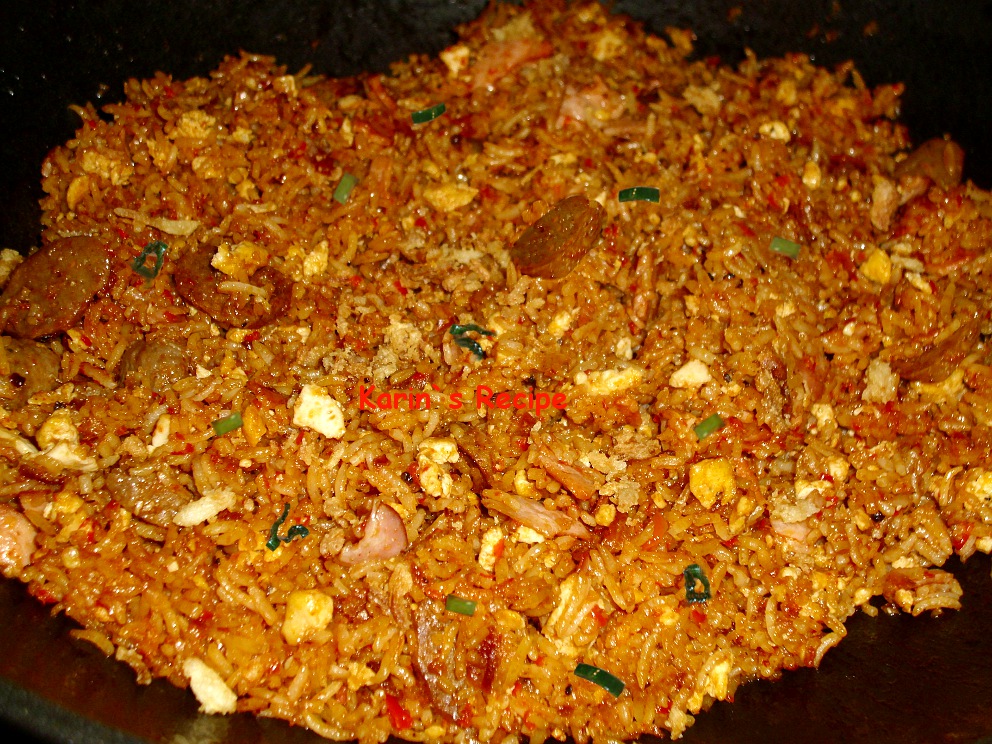 Karin s Recipe Nasi  Goreng Jawa  Javanese Fried Rice 