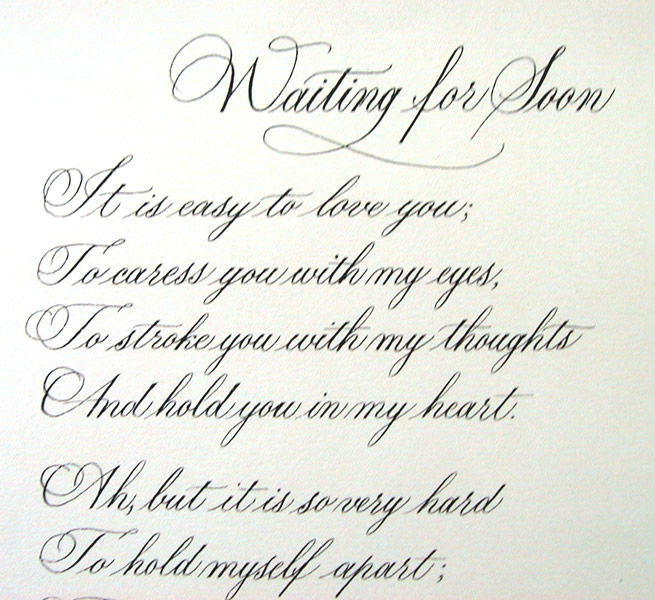 DeAnn Singh Calligraphy: October 25, 2010 - Beverly Hills Adult School  Fraktur Class #7