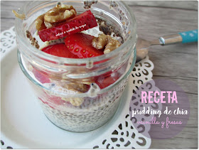 Pudding de semillas de chia, vainilla y fresas: paso a paso