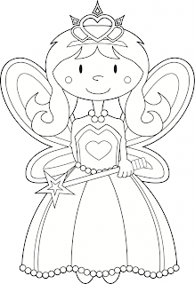 Fairy Coloring Pages on Fairy Coloring Pages