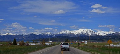 North of Afton, Wyoming