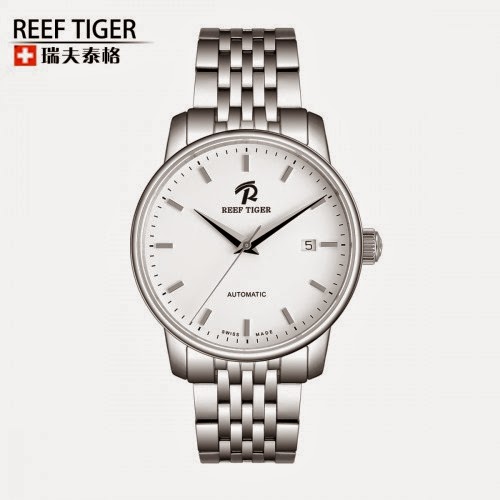  Classic Fusion Automatic Full Stainless Steel with White Dial Men's Dress Watch