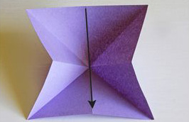 Langkah 4 origami kupu-kupu