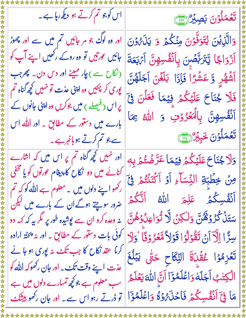 Surah Al Baqarah with Urdu Translation Page 4,Surah Al Baqarah with Urdu Translation Page 4,Surah Al Baqarah  with Urdu Translation,Quran with Urdu Translation,Quran,