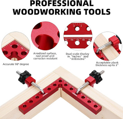 Aluminum Alloy Clamping Squares for Woodworking
