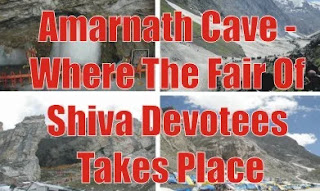 Amarnath Cave - Where The Fair Of Shiva Devotees Takes Place