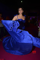 Mannara Chopra in Deep Neck Blue Gown at Zee Telugu Apsara Awards ~  Exclusive 026.jpg