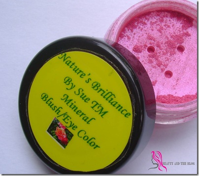 Nature’s Brilliance By Sue Mineral Blush Swatch And Review