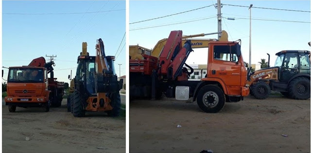 Máquinas chegam ao Vale do São Francisco para obras da ponte entre Barra e Xique-Xique-BA