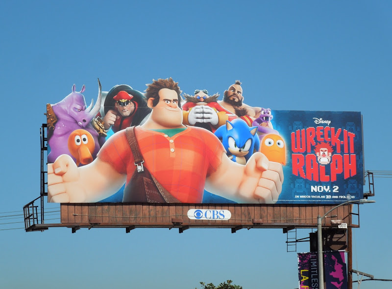 Disney Wreck It Ralph billboard